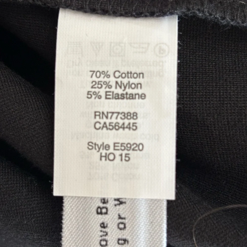 MADEWELL FAUX WRAP BLACK SKIRT Cotton blend size L‎ NWT - Picture 7 of 8